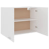 Weißer Wandschrank Pompilas 80x31x60cm (Holz)