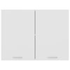 Weißer Wandschrank Pompilas 80x31x60cm (Holz)