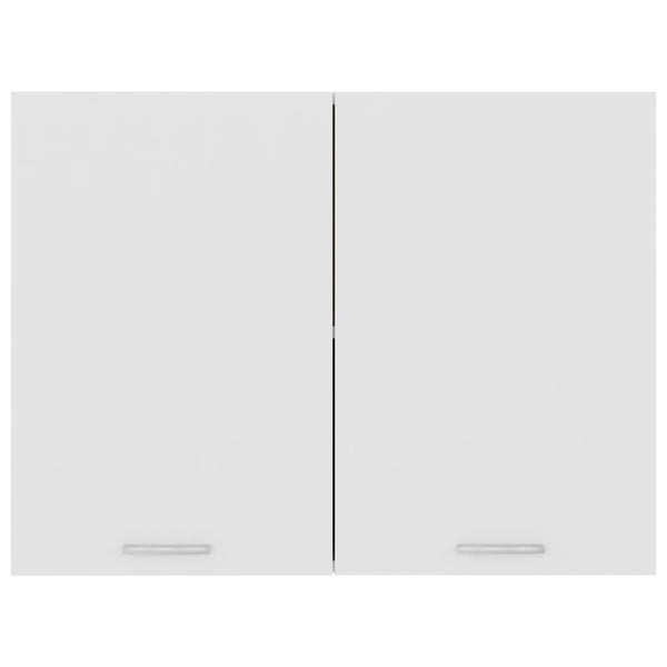 Weißer Wandschrank Pompilas 80x31x60cm (Holz)