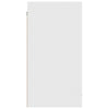 Weißer Wandschrank Pompilas 80x31x60cm (Holz)