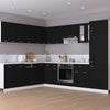 Wandschrank Pompilas Schwarz 80x31x60cm (Holz)