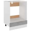 Betongrauer Ofenschrank Pompilas 60x46x81,5cm (Holz)