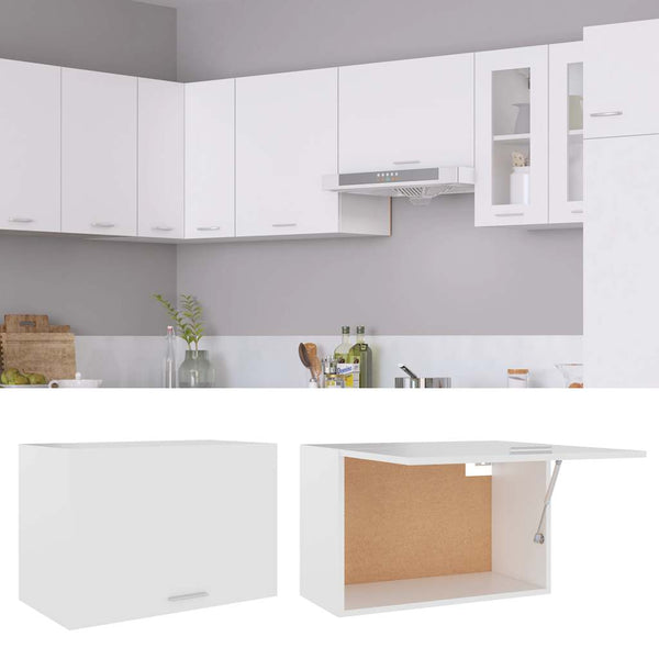 Weißer Wandschrank Pompilas 60x31x40cm (Holz)