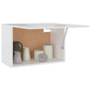 Weißer Wandschrank Pompilas 60x31x40cm (Holz)