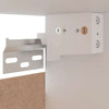 Weißer Wandschrank Pompilas 60x31x40cm (Holz)