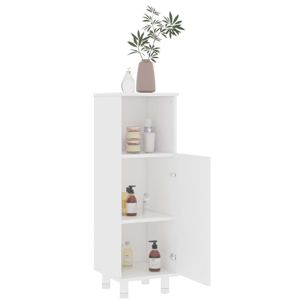 Weißer Badezimmerschrank Alecolina 30x30x95cm (Holz)