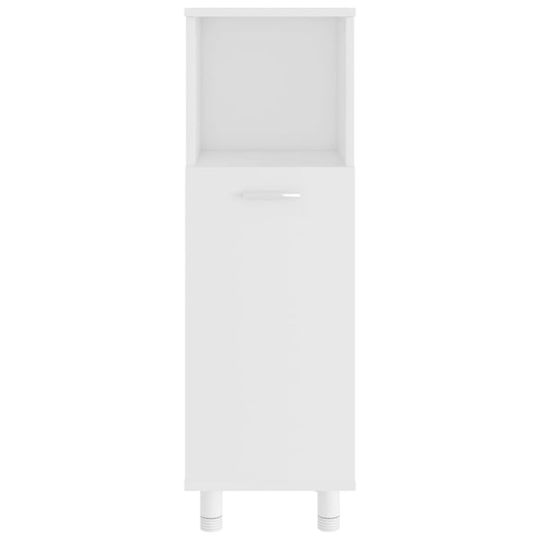 Weißer Badezimmerschrank Alecolina 30x30x95cm (Holz)