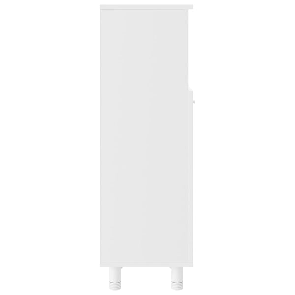 Weißer Badezimmerschrank Alecolina 30x30x95cm (Holz)