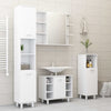 Weißer Badezimmerschrank Alecolina 30x30x95cm (Holz)