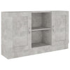 Kommode Arriana aus Zementgrau 120x30,5x70cm (Holz)
