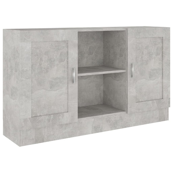 Kommode Arriana aus Zementgrau 120x30,5x70cm (Holz)