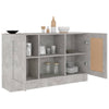 Kommode Arriana aus Zementgrau 120x30,5x70cm (Holz)