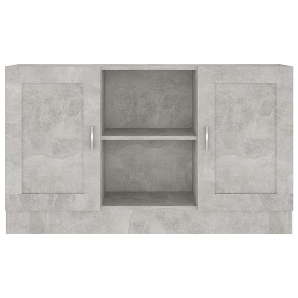 Kommode Arriana aus Zementgrau 120x30,5x70cm (Holz)