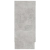 Kommode Arriana aus Zementgrau 120x30,5x70cm (Holz)