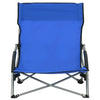 Blauer faltbarer Strandstuhl Chancey (2 Stück)