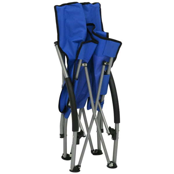 Blauer faltbarer Strandstuhl Chancey (2 Stück)