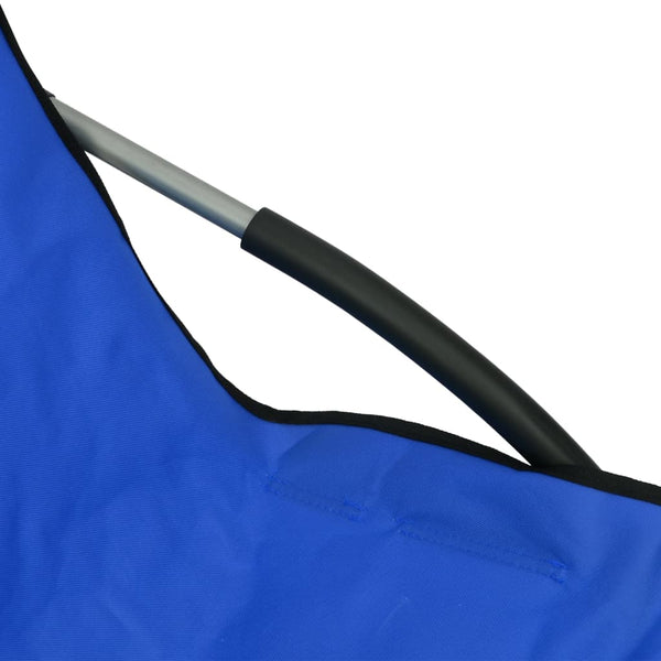 Blauer faltbarer Strandstuhl Chancey (2 Stück)