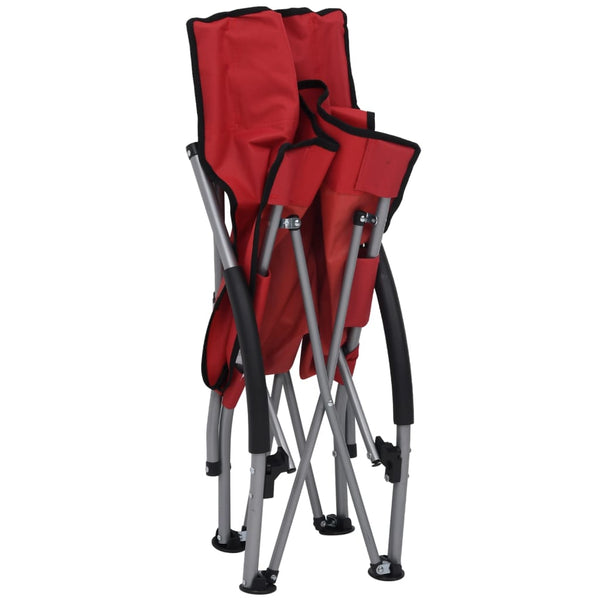 Rote klappbare Strandstühle Chancey (2 Stück)