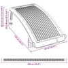 Gebogenes Solarpanel für Schwimmbecken Melintan 110x65cm