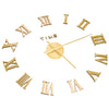 Gold 3D-Wanduhr modernes Design Milodita 100cm (xxl)