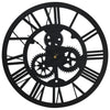 Black wall clock Arsene 30cm (acrylic)