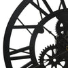 Black wall clock Arsene 30cm (acrylic)