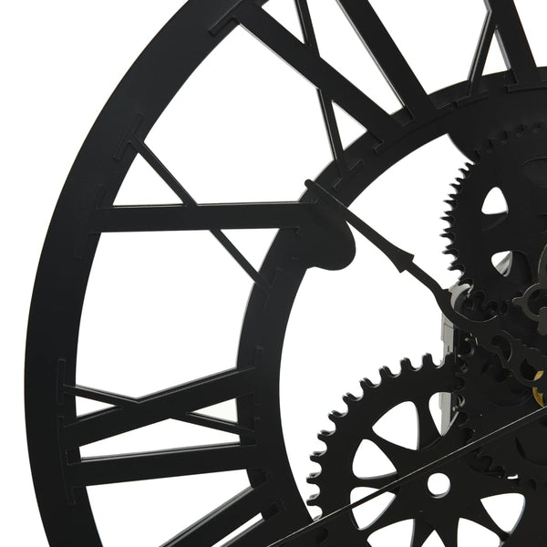 Black wall clock Arsene 30cm (acrylic)