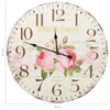 Wanduhr Vintage Blumen Tifor 60cm
