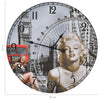 Vintagetyylinen seinäkello marilyn monroe Tifor 60cm