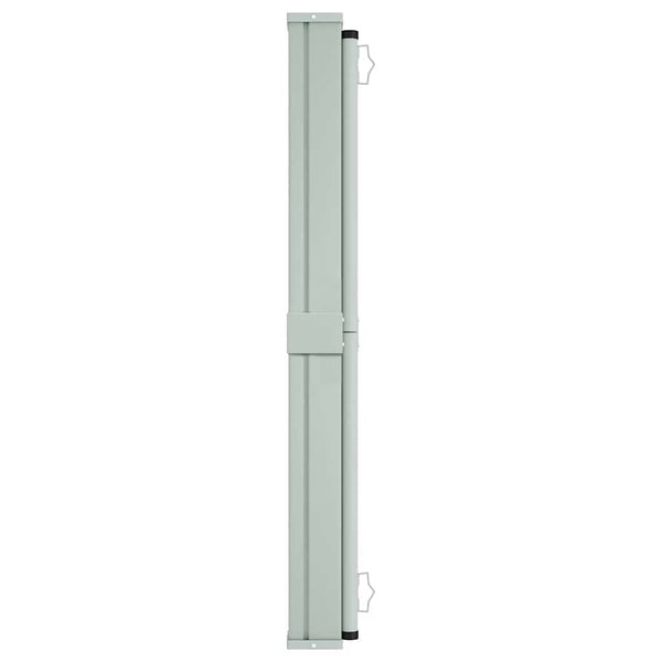 Grauer versenkbarer Terrassen-Seitenmarkise SNR 140x600cm