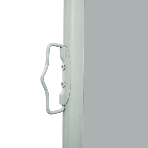 Grauer versenkbarer Terrassen-Seitenmarkise SNR 140x600cm