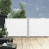 Creme einziehbare Terrassen-Seitenmarkise Solimna 140x1200cm