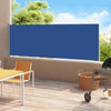 Blauer einziehbarer Seitenmarkise für Terrassen, SNR 180x500cm