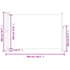 Cremefarbene ausziehbare Terrassenseitenmarkise SNR 200x300cm