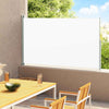 Cremefarbene ausziehbare Terrassenseitenmarkise SNR 200x300cm