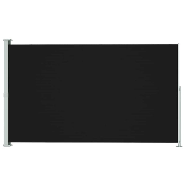 Schwarze, ausziehbare Seitenmarkise für Terrassen Snr 220x300cm