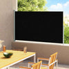 Schwarze, ausziehbare Seitenmarkise für Terrassen Snr 220x300cm
