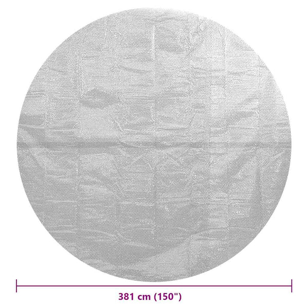 Graue schwimmende Pool-PE-Solarfolie Jamila 381cm