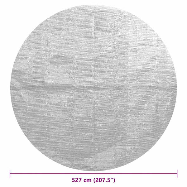 Graue schwimmende Pool PE-Solarfolie Jamila 527cm