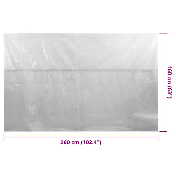 Graue schwimmende PE-Solarfolie für den Pool Jamila 260x160cm