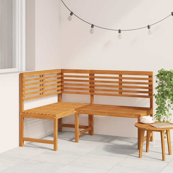 Eckbank Melut 140cm (Akazienholz)