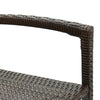 Braune Barhocker Ghion (2er-Set Polyrattan)