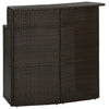 Brauner Gartentresen French 120x55x110cm (Polyrattan)