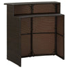 Brauner Gartentresen French 120x55x110cm (Polyrattan)