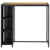 Bartisch mit Ablage Maran 120x60x110cm (Polyrattan)
