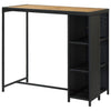 Bartisch mit Ablage Maran 120x60x110cm (Polyrattan)