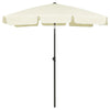 Sandgelber Strandsonnenschirm Afran 180x120cm