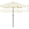 Sandgelber Strandsonnenschirm Afran 180x120cm