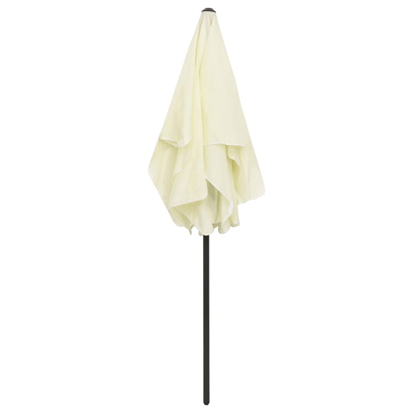 Sandgelber Strandsonnenschirm Afran 180x120cm