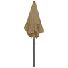 Graubrauner Sonnenschirm Afran 180x120cm